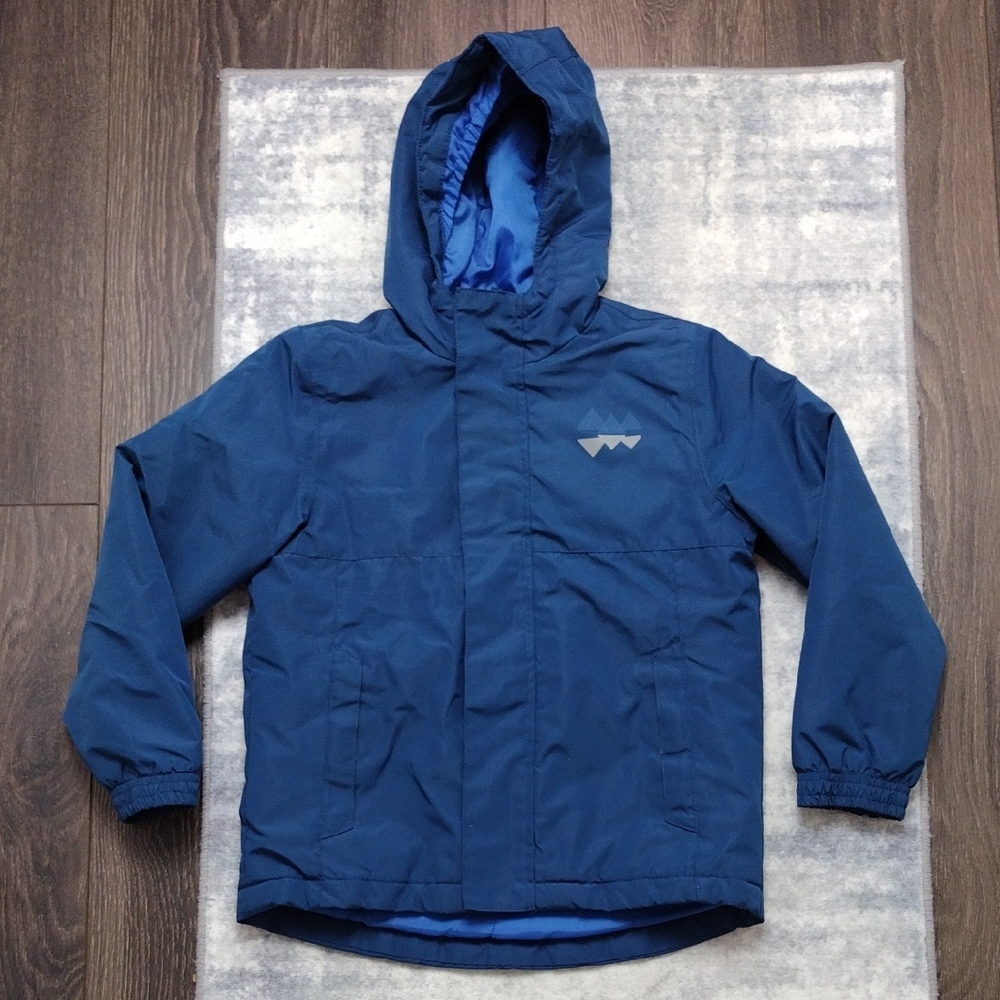 Crivit Boys Blue Basic Coat Coat Size 6-8 Years Zip
